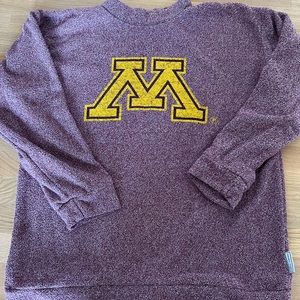 University of Minnesota crew neck sweatshirt
